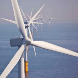 Windpark im Meer
