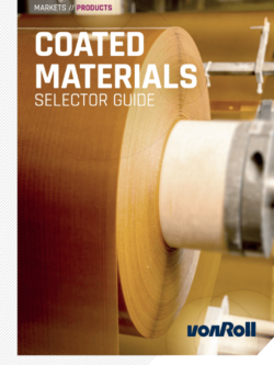 Cover of Flyer "coated materials"