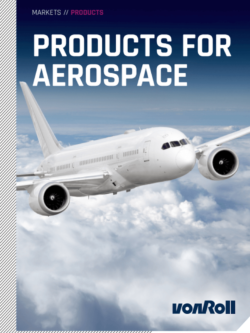 Cover of Flyer "products for aerospace"