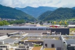 Überblick über das Von Roll Firmengelände